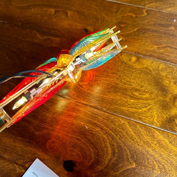 Christmas Tree Lighted Topper Multicolor 10.5" X 8" Brand New - Picture 2 of 8